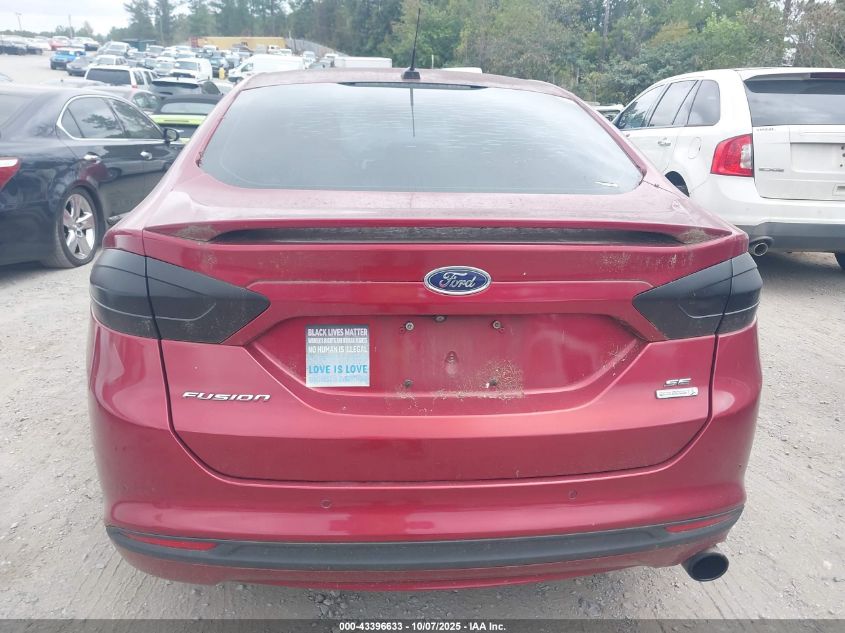 2016 Ford Fusion Se VIN: 3FA6P0HD2GR112781 Lot: 43396633