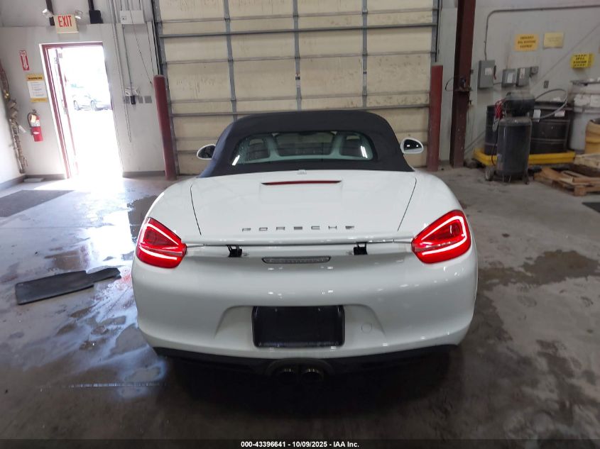 2013 Porsche Boxster VIN: WP0CA2A86DK112080 Lot: 43396641