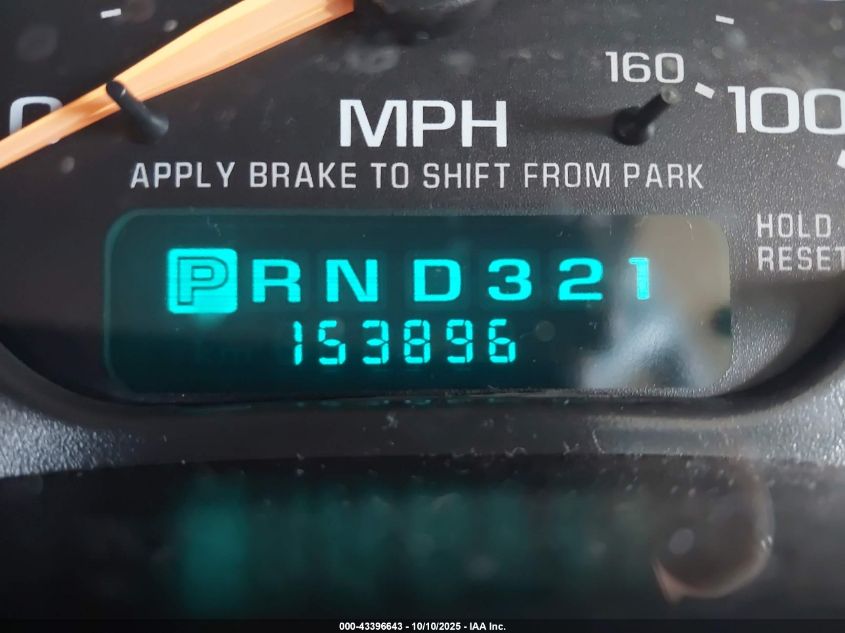 2002 Chevrolet Suburban 1500 Ls VIN: 1GNFK16Z62J129784 Lot: 43396643