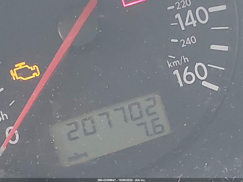 2002 Volkswagen Jetta Gls 1.8L VIN: WVWSE61J82W675762 Lot: 43396647