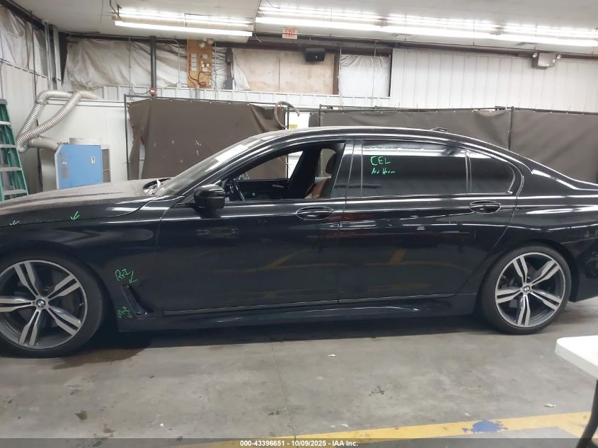 2019 BMW 750I VIN: WBA7F0C57KGM26019 Lot: 43396651