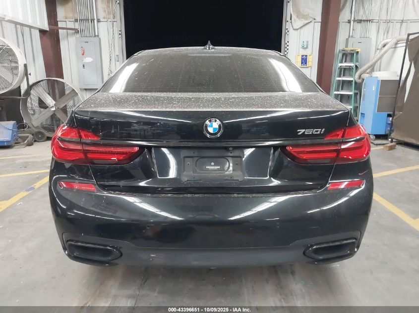 2019 BMW 750I VIN: WBA7F0C57KGM26019 Lot: 43396651