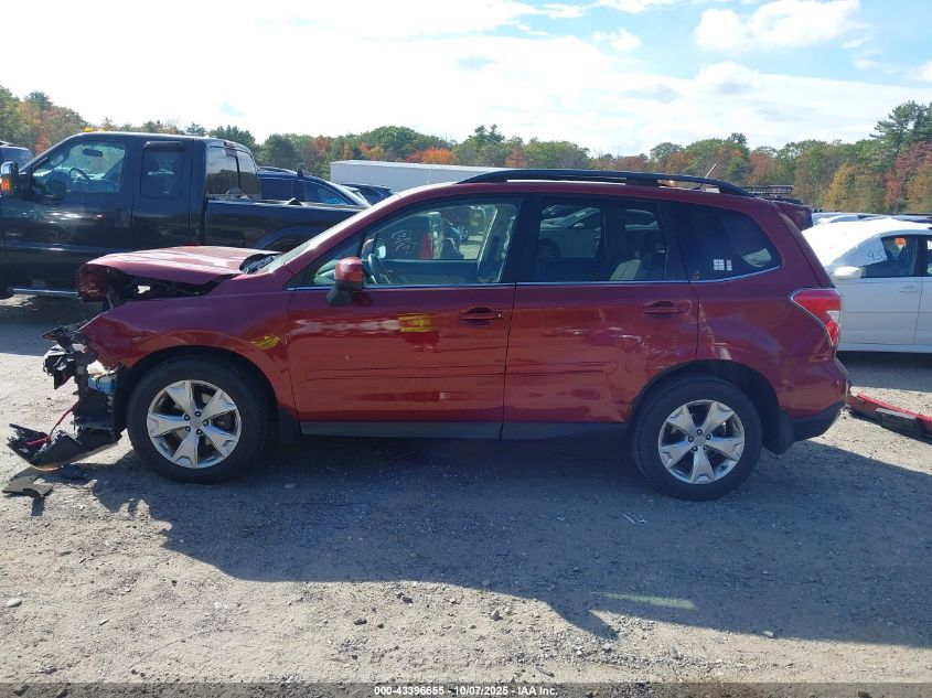2015 Subaru Forester 2.5I Limited VIN: JF2SJAHC1FH435082 Lot: 43396655