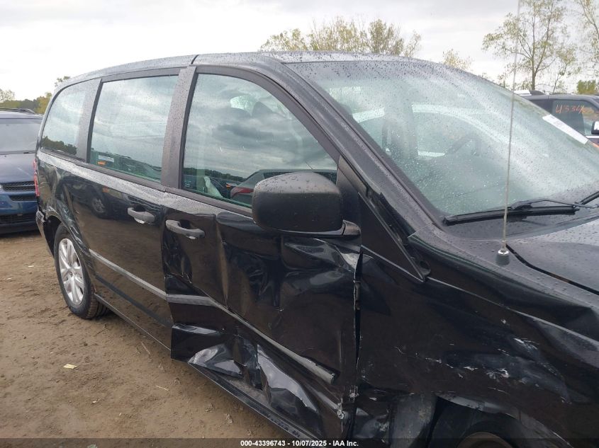 2014 Dodge Grand Caravan American Value Pkg VIN: 2C4RDGBG4ER222858 Lot: 43396743