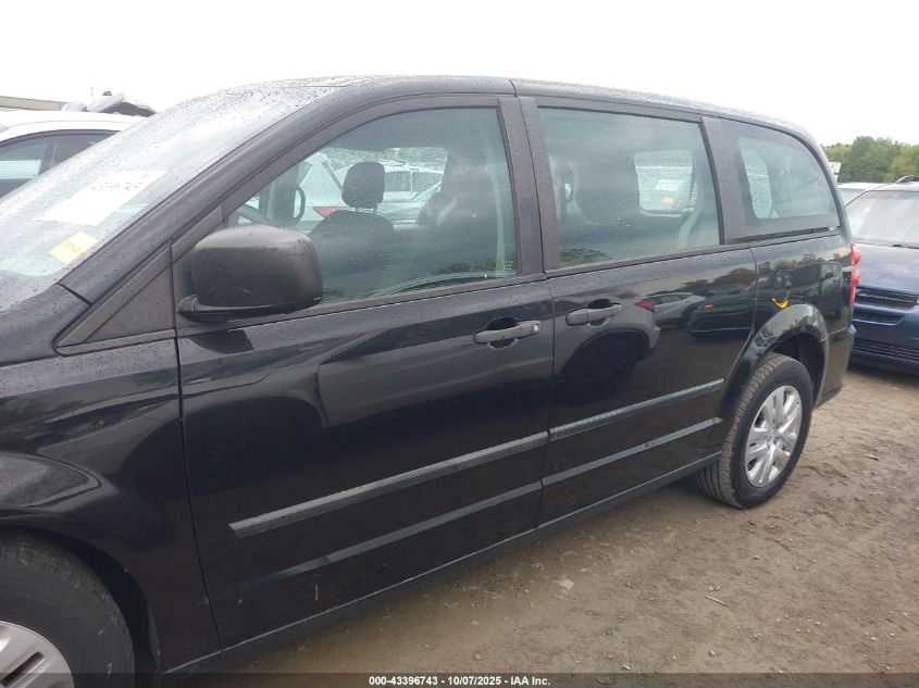2014 Dodge Grand Caravan American Value Pkg VIN: 2C4RDGBG4ER222858 Lot: 43396743