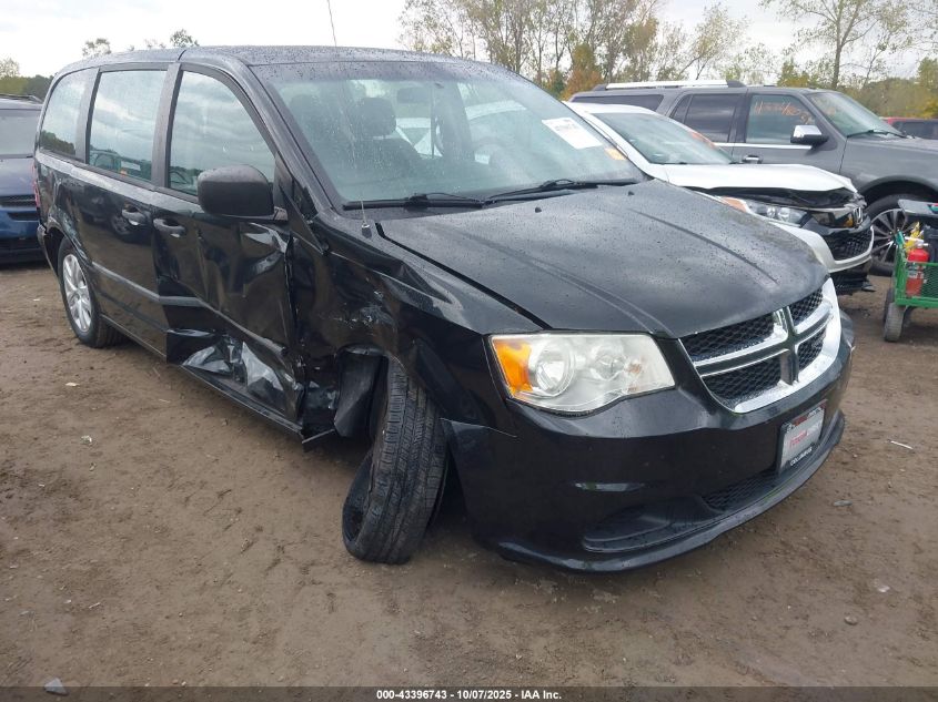 2014 Dodge Grand Caravan American Value Pkg VIN: 2C4RDGBG4ER222858 Lot: 43396743