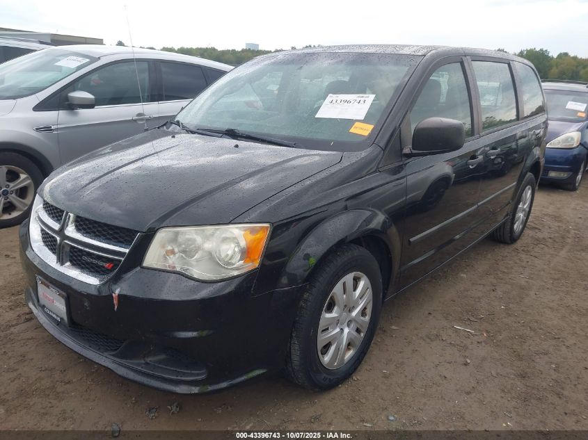 2014 Dodge Grand Caravan American Value Pkg VIN: 2C4RDGBG4ER222858 Lot: 43396743