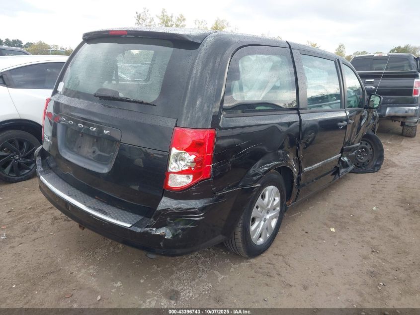 2014 Dodge Grand Caravan American Value Pkg VIN: 2C4RDGBG4ER222858 Lot: 43396743