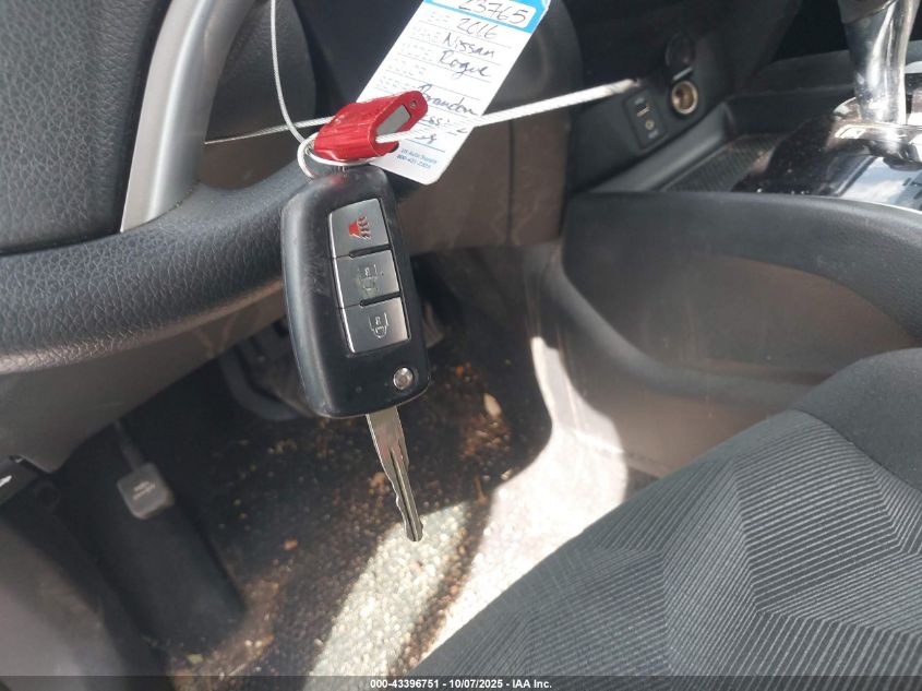 2016 Nissan Rogue S VIN: 5N1AT2MT2GC862202 Lot: 43396751