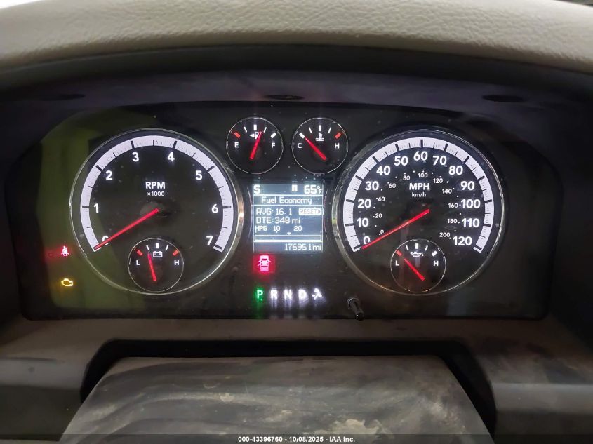 2011 Ram Ram 1500 Slt VIN: 1D7RV1CT7BS691576 Lot: 43396760