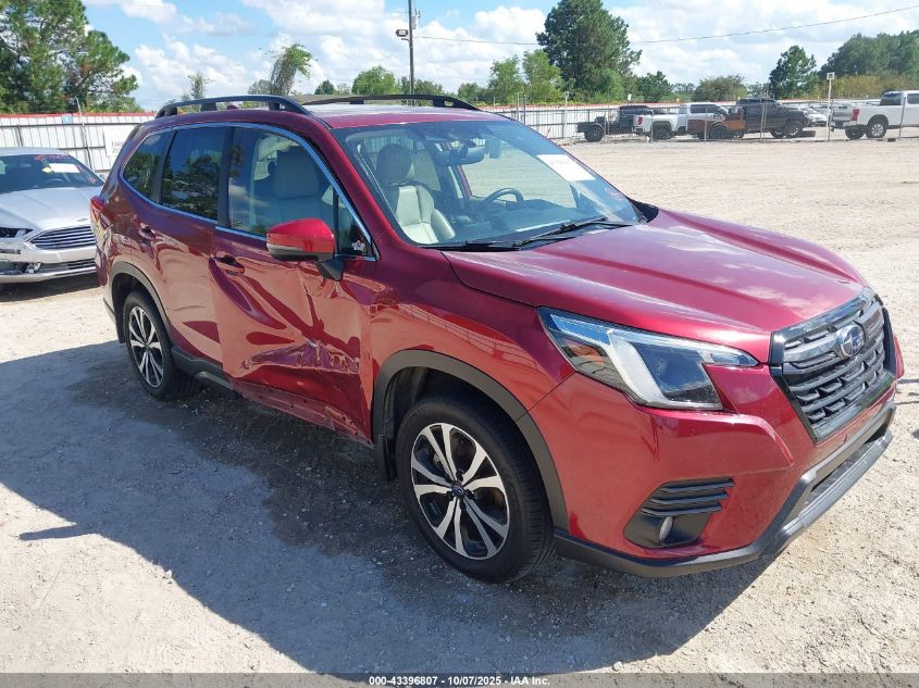 2022 Subaru Forester Limited VIN: JF2SKAPC7NH502734 Lot: 43396807