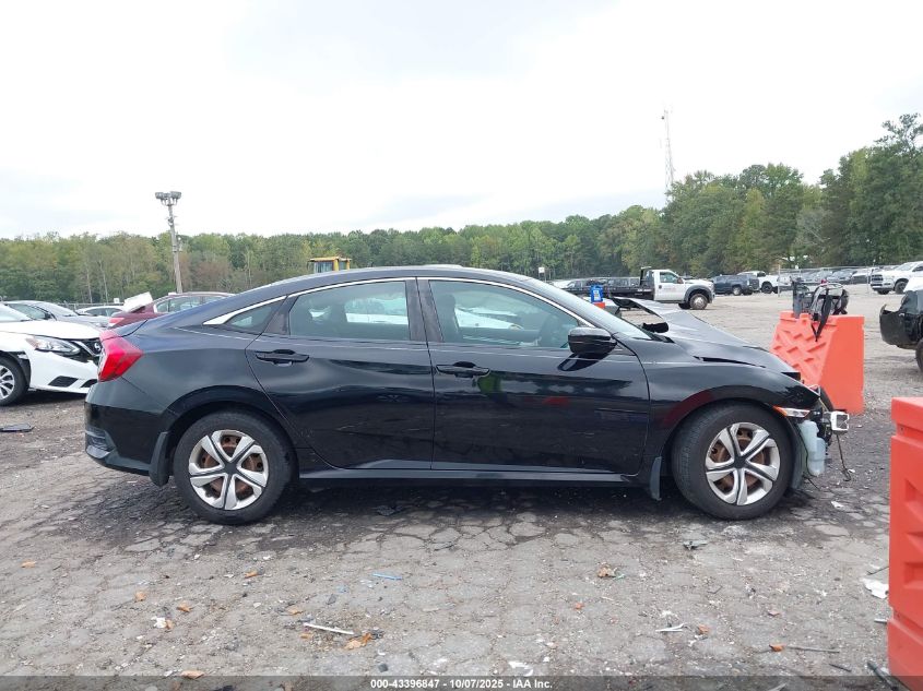 2016 Honda Civic Lx VIN: 19XFC2F59GE093893 Lot: 43396847