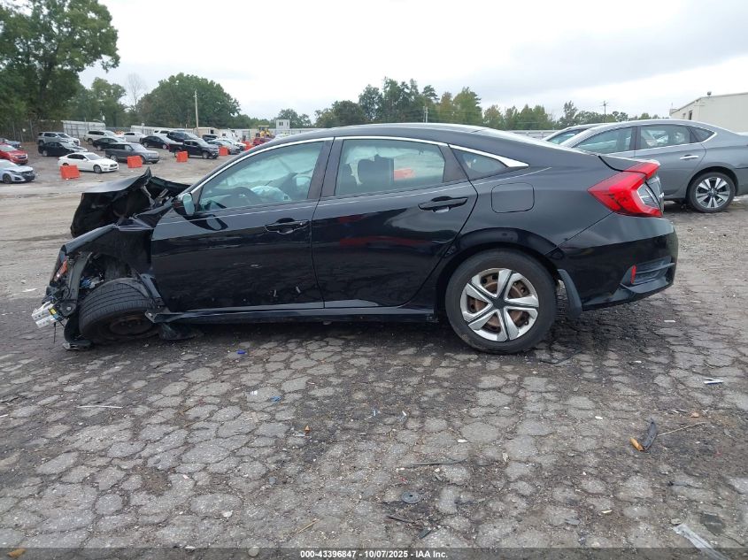 2016 Honda Civic Lx VIN: 19XFC2F59GE093893 Lot: 43396847