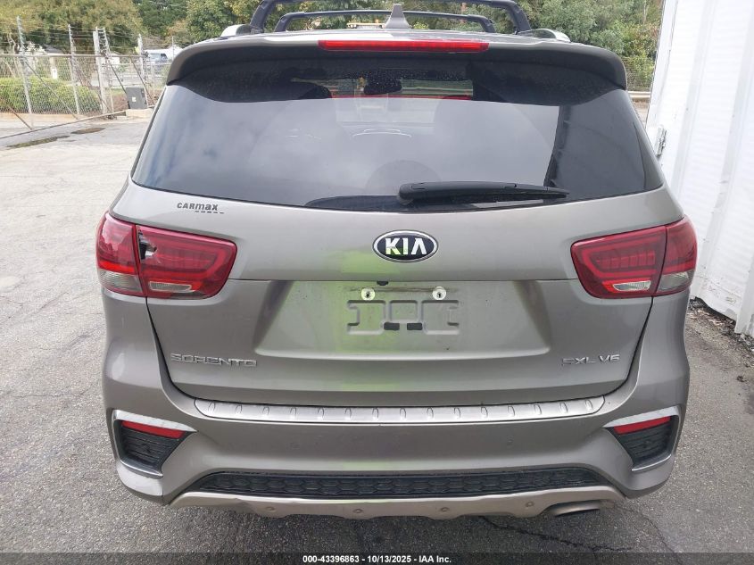 2019 Kia Sorento 3.3L Sxl VIN: 5XYPK4A51KG555563 Lot: 43396863
