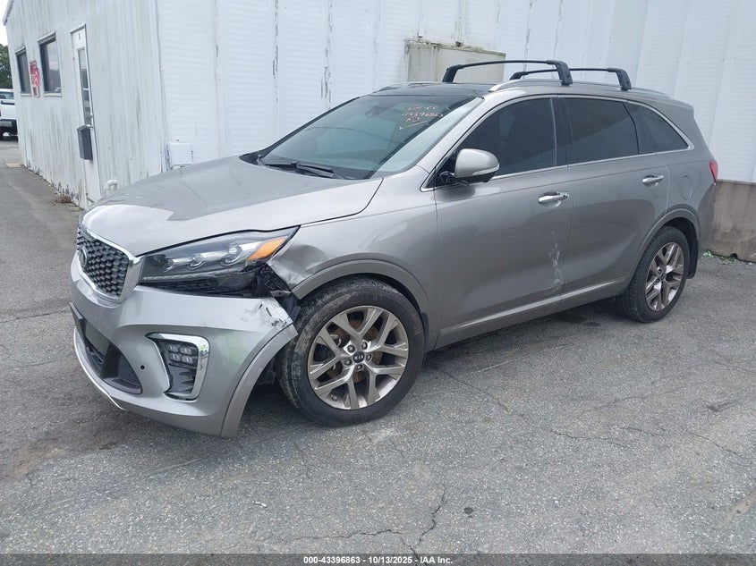Vin: 5xypk4a51kg555563, lot: 43891628, kia sorento 3.3l sxl 20192