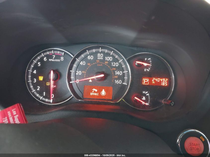 2009 Nissan Maxima 3.5 S VIN: 1N4AA51EX9C827742 Lot: 43396894