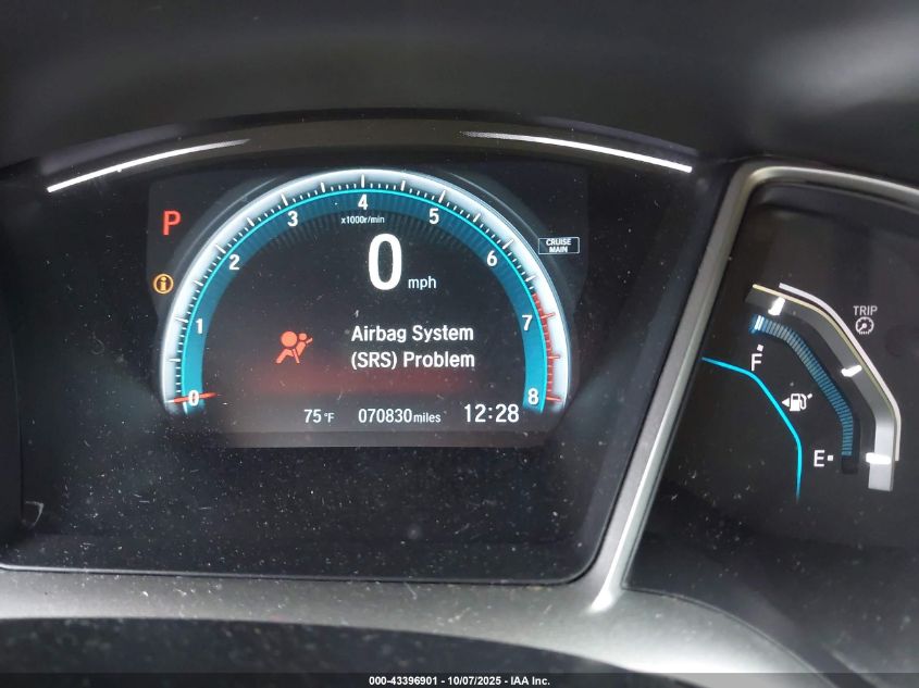 2018 Honda Civic Ex VIN: 19XFC2F70JE028469 Lot: 43396901