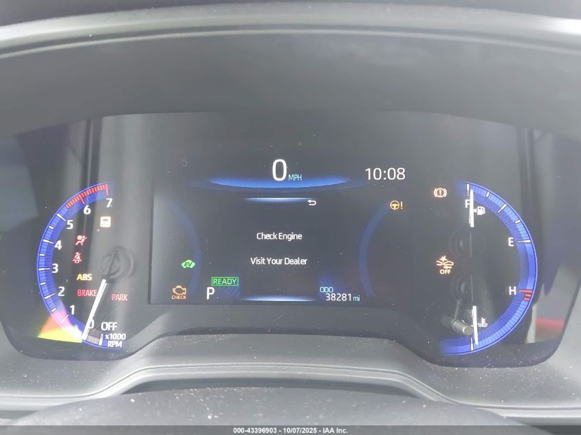 2020 Toyota Corolla Hybrid Le VIN: JTDEBRBE7LJ010021 Lot: 43396903