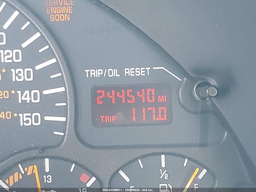 2001 Pontiac Firebird Trans Am VIN: 2G2FV22G412139778 Lot: 43396911