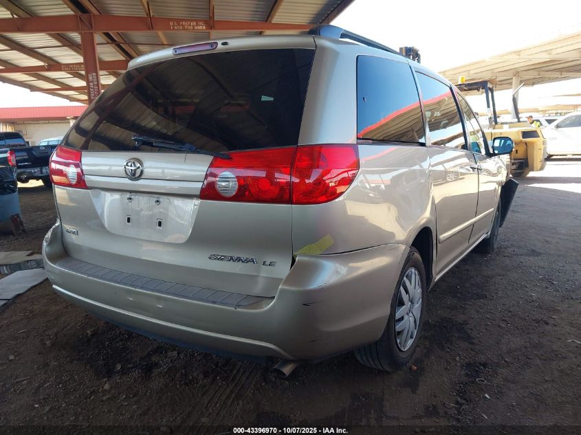 2008 Toyota Sienna Le VIN: 5TDZK23C78S149825 Lot: 43396970