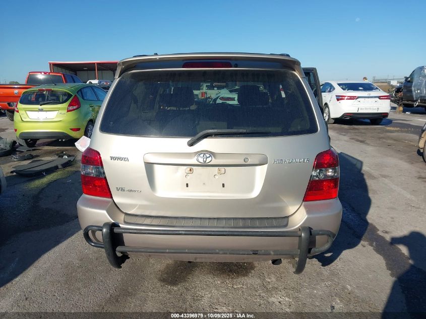 2007 Toyota Highlander Limited V6 VIN: JTEEP21A070228381 Lot: 43396979