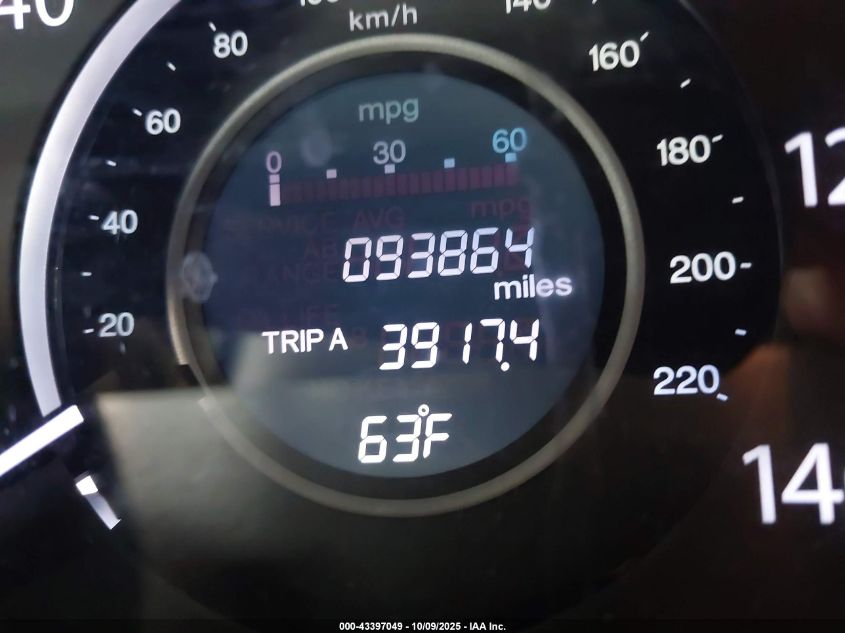 2013 Honda Cr-V Ex-L VIN: 5J6RM4H75DL041694 Lot: 43397049