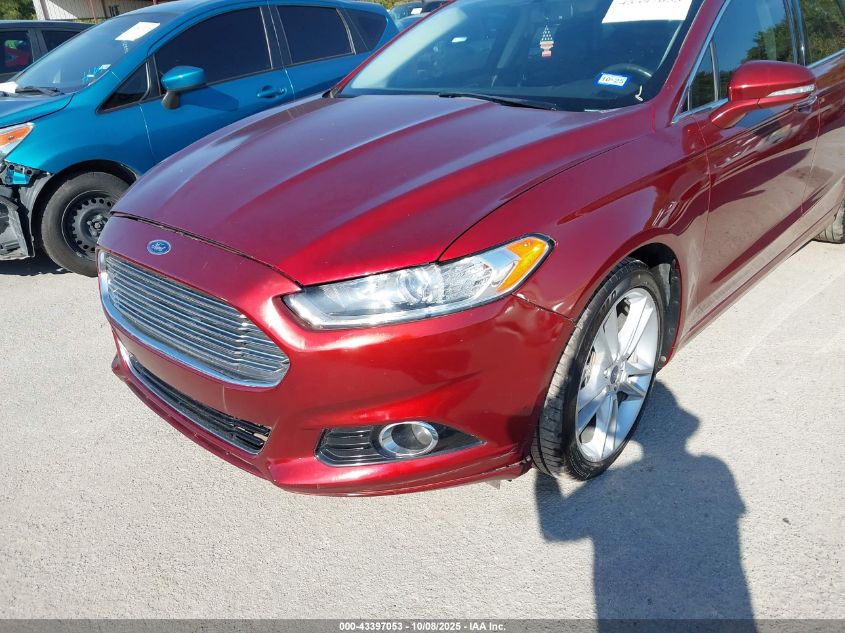 2014 Ford Fusion Titanium VIN: 3FA6P0K97ER350143 Lot: 43397053
