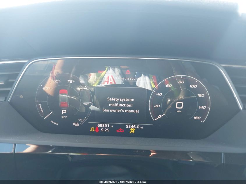 2021 Audi E-Tron Premium Quattro VIN: WA1AAAGE4MB022810 Lot: 43397079