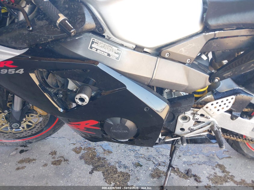 2002 Honda Cbr900 Rr VIN: JH2SC50042M006271 Lot: 43397085
