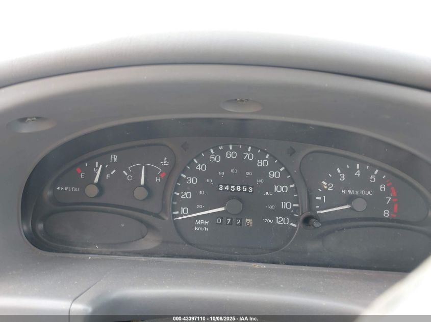 1998 Ford Escort Se VIN: 1FAFP13P7WW232840 Lot: 43397110