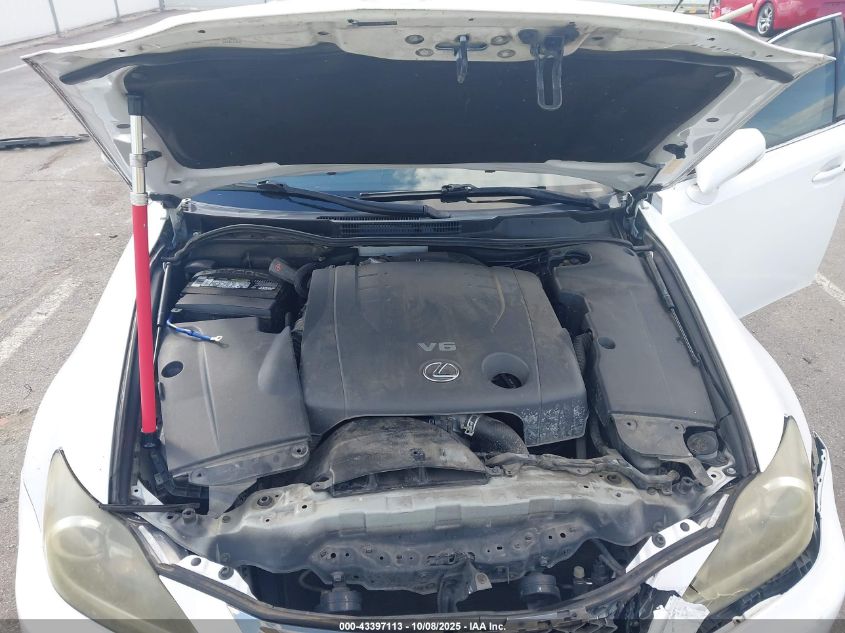 2011 Lexus Is 250 VIN: JTHBF5C22B5155932 Lot: 43397113