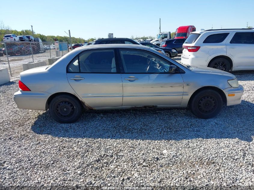 2003 Mitsubishi Lancer Es VIN: JA3AJ26E43U085825 Lot: 43397122
