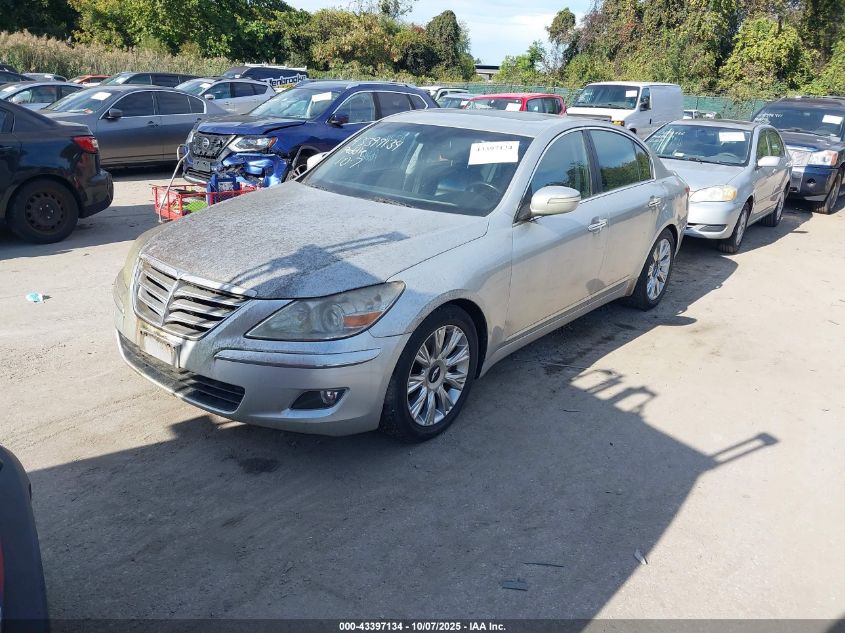 2010 Hyundai Genesis 3.8 VIN: KMHGC4DE4AU100045 Lot: 43397134