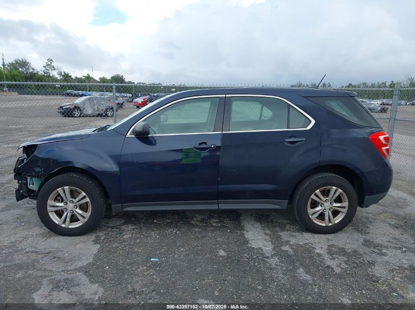 2016 Chevrolet Equinox Ls VIN: 2GNALBEK3G1161269 Lot: 43397152