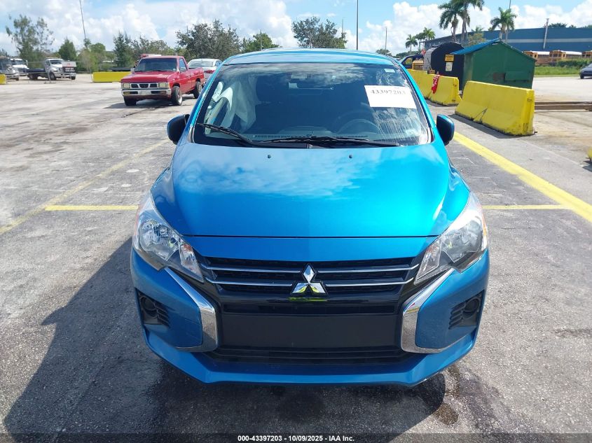 2024 Mitsubishi Mirage Es/Le VIN: ML32AUHJ0RH018297 Lot: 43397203