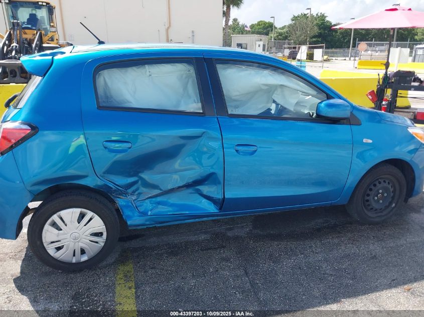 2024 Mitsubishi Mirage Es/Le VIN: ML32AUHJ0RH018297 Lot: 43397203