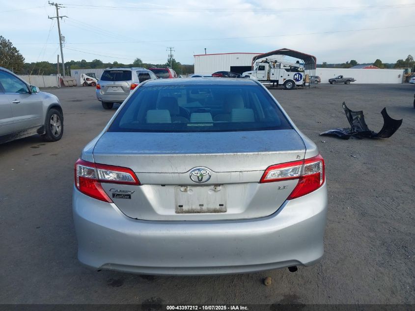 2014 Toyota Camry Le VIN: 4T1BF1FKXEU352844 Lot: 43397212