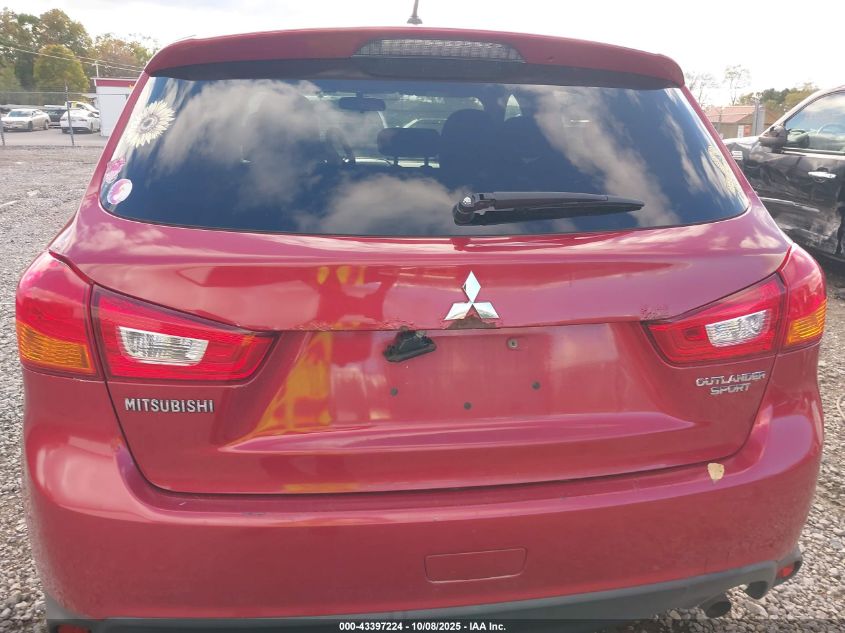 2014 Mitsubishi Outlander Sport Es VIN: 4A4AP3AU9EE021175 Lot: 43397224
