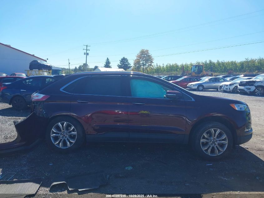 2019 Ford Edge Titanium VIN: 2FMPK3K92KBB26315 Lot: 43397235