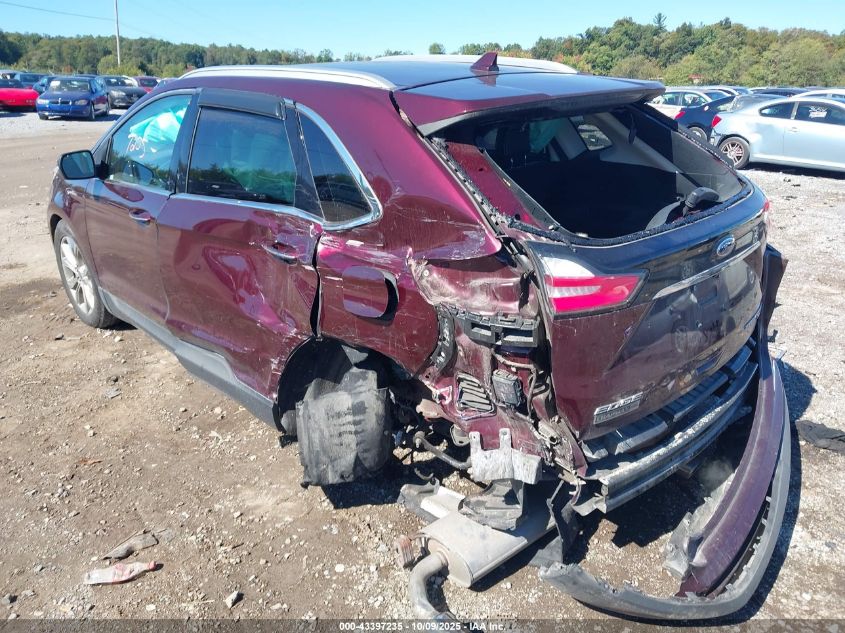 2019 Ford Edge Titanium VIN: 2FMPK3K92KBB26315 Lot: 43397235