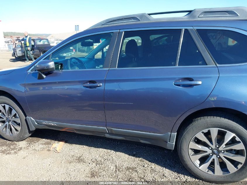 2016 Subaru Outback 2.5I Limited VIN: 4S4BSALCXG3308733 Lot: 43397262