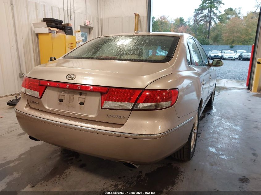 2007 Hyundai Azera Limited/Se VIN: KMHFC46F87A237257 Lot: 43397269