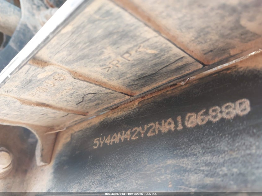 2022 YAMAHA YXE1000 5Y4AN42Y2NA106880