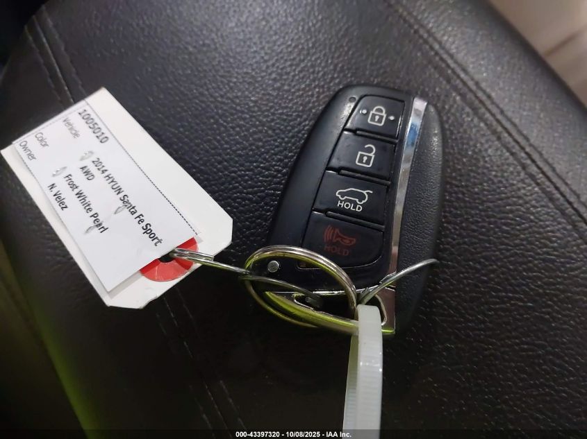 2014 Hyundai Santa Fe Sport 2.4L VIN: 5XYZUDLB9EG208864 Lot: 43397320