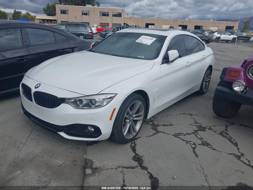 Vin: wba4a9c56ggl89817, lot: 43892124, bmw 428i gran coupe 20162