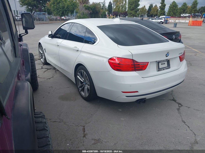 Vin: wba4a9c56ggl89817, lot: 43892124, bmw 428i gran coupe 20163