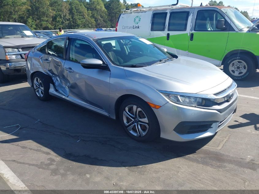 2017 Honda Civic Lx VIN: 19XFC2F55HE049391 Lot: 43397398