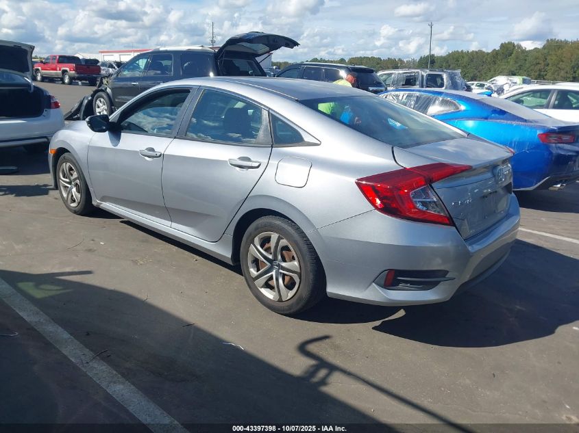 2017 Honda Civic Lx VIN: 19XFC2F55HE049391 Lot: 43397398