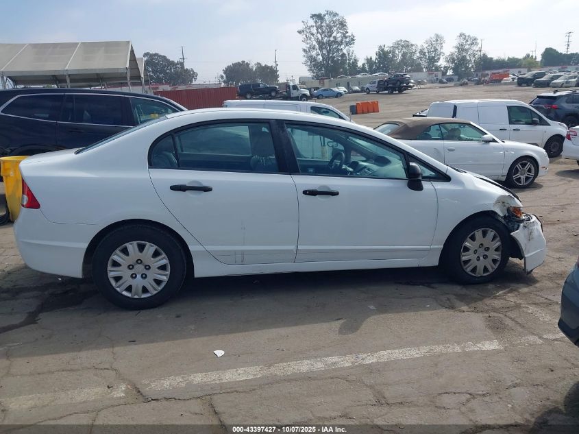 2010 Honda Civic Vp VIN: 19XFA1F35AE062503 Lot: 43397427