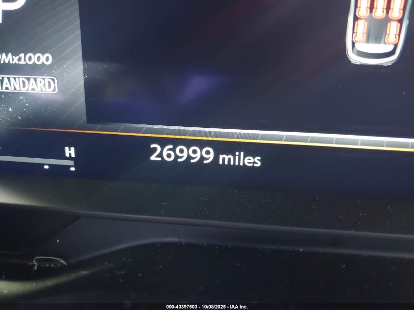 2025 Infiniti Qx60 Luxe VIN: 5N1AL1FR8SC345359 Lot: 43397503